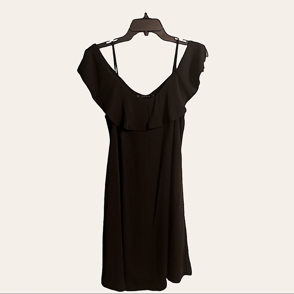 Black off shoulder dress